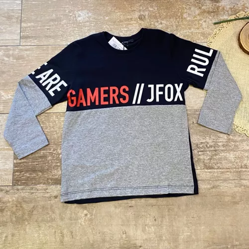 Camiseta ML Infantil Juvenil Johnny Fox Game Roblox Masculino