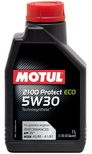 Aceite Sintético 5w30 Auto Motul 2100 Protect Eco 1 Litro