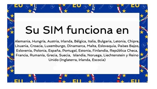 La Mejor Tarjeta Sim Para Europa Con 7.5gb De Navegación