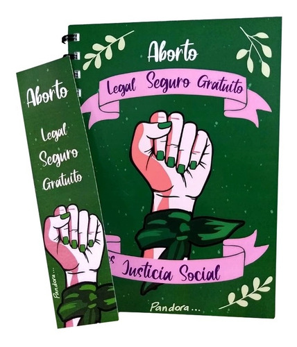 Cuaderno A5 Aborto Legal Feminista Justicia Social