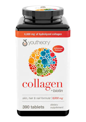 Collageno Youtheory Formula Avancada C/biotin - 390 Tablets