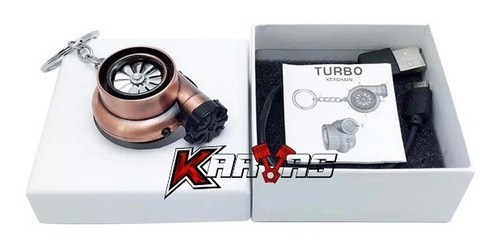 Llavero Turbo Con Sonido + Encendedor + Cargador Karvas