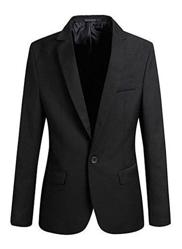 Vobaga Blazers De Traje De Un Botón Casual Slim Fit Para Hom