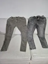 Comprar Lote De 2 Jeans\u002Fvaquero Zara Slim Fit Modernos Talle 42 Y 44