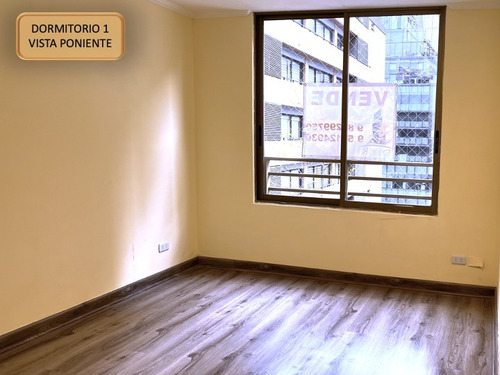 Luminoso Departamento En 6to Piso Santiago Centro.
