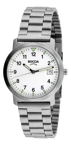 Reloj Boccia Titanium 3630-01 Men´s Con Fecha-acero