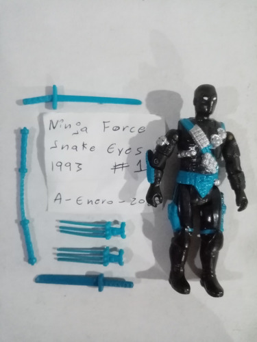 Gi-joe Vintage Ninja Force Snake Eyes 1993 #1