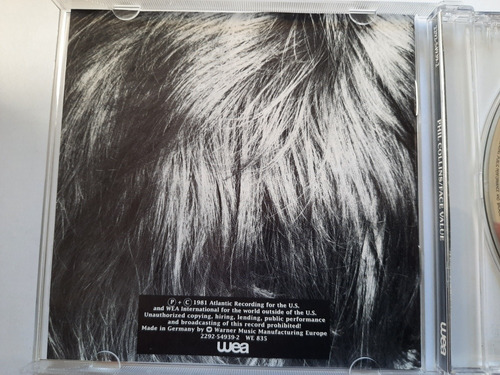 Phil Collins - Face Value / Cd / Germany - Primera Ed.