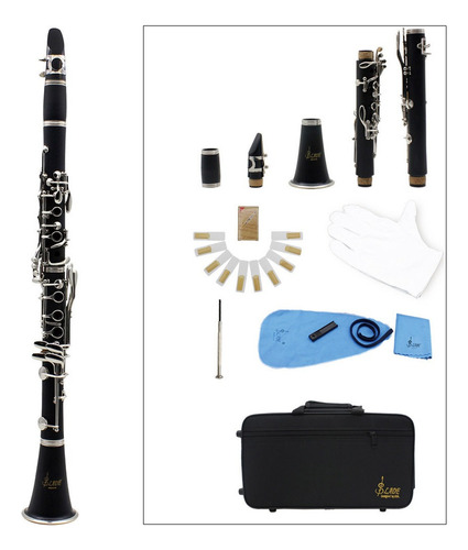 Lade Clarinete Abs 17 Bb Plana Soprano Binocular Clarinete