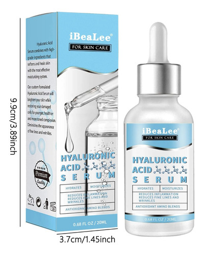 Serum Suero Con Acido Hialuronico Vitamina E Antimanchas