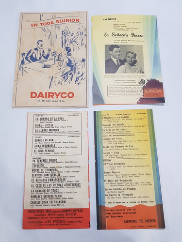 Imagen 2 de 10 de Antiguos Y Raros Programas De Teatro 1930 1940 Mag 58956