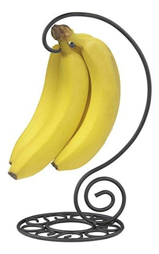 Soporte De Plátano De Colección Scroll De Acero Recub...