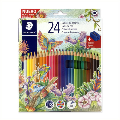 Colores Staedtler Basics, Caja X24