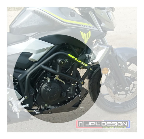 Defensas Con Sliders Cubre Motor Jpl Yamaha Mt03