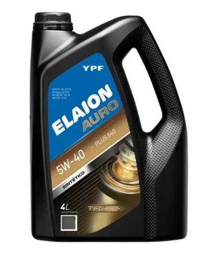 Aceite Elaion Auro 5w40 X4l (100% Sintético)