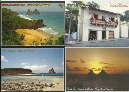 Cartão Postal Pontos Turísticos De Pernambuco Lote 5 Ud- An3