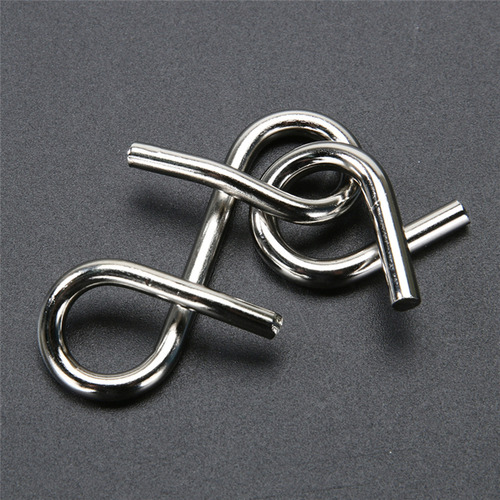 Juego Mental Iq Test De Metal Wire Puzzles, Juego Mental, Ro