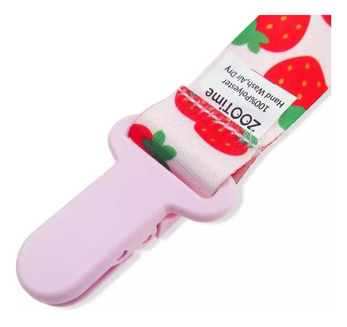Imagen 2 de 3 de Prendedor Para Chupetes C Cinta Y Clip X3 Varios Diseños Quo
