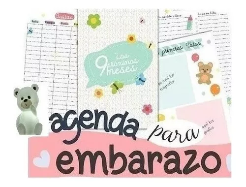 Agenda libro del embarazo consciente por Mónica Manso