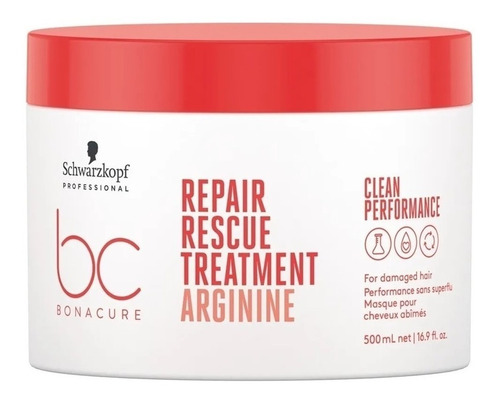 Máscara Schwarzkopf Bc Bonacure Peptide Repair Rescue 500ml