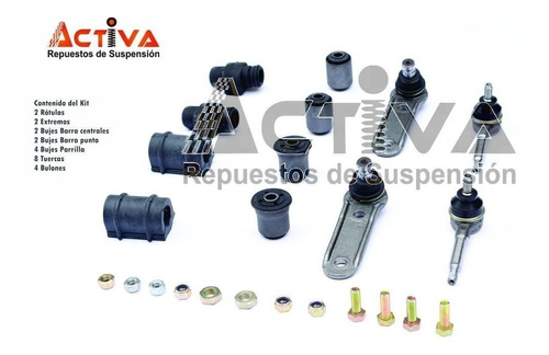 Kit Tren Delantero Renault 21 R21 Rotulas Extremos Bujes