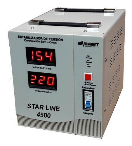 Estabilizador Elevador Automatico Energit Star Line 4500  Va