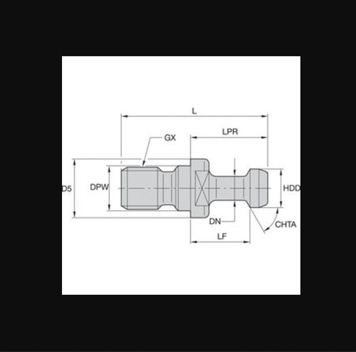 Herramientas Rk30bt1m Toolholder Retention Knob - Pull Stud