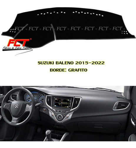 Cubre Tablero Suzuki Baleno 2015 2016 2017 2018 2019 2020 