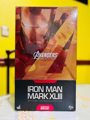 Hot Toys Iron Man Mark 43 Die Cast Avengers Age Ultron Nuevo