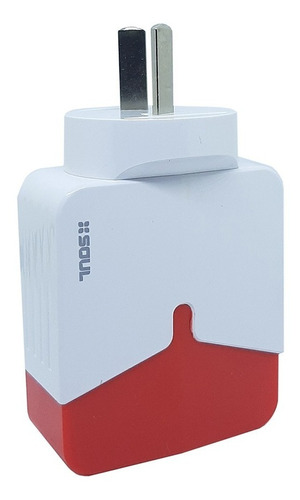 Cargador Pared 3 Usb Carga Rapida Cable Compatible C/ iPhone