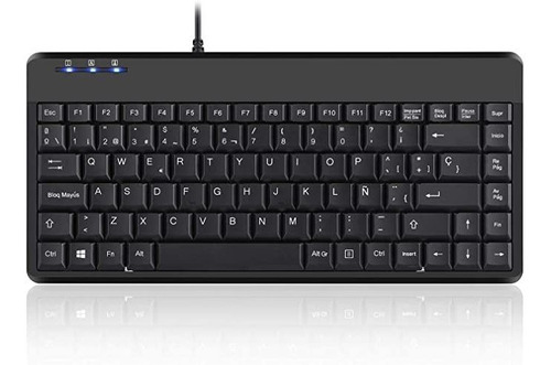 Perixx Periboard-409u Es - Mini Teclado Usb - Negro