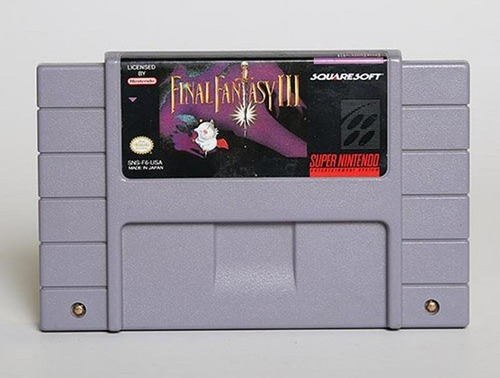 Final Fantasy Iii 3 Snes Super Nintendo Juego Fisico Clasico