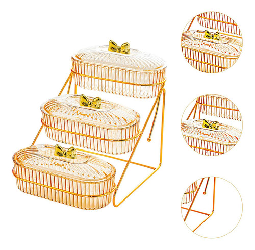 Bandeja De Fruta Múltiple Servicio 175cmx265cmx24cm 3 Capas