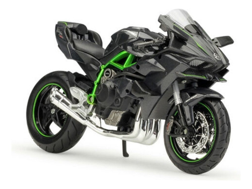 Maisto Kawasaki Ninja H2r 1/12 Gris Modelo Fundido A Tiro [u