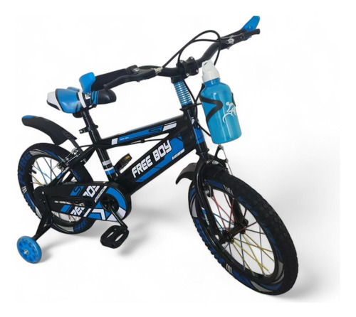 Bicicleta Genérica Infantil Freeboy cuadro S rodado 16 color azul