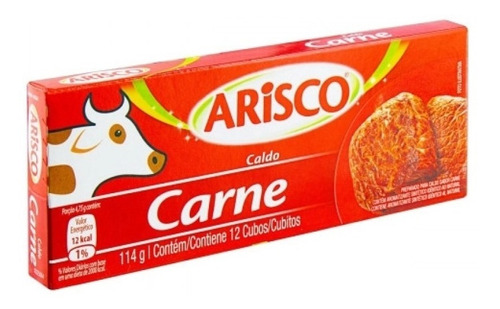 Caldo em Tablete Carne Arisco Caixa 114g 12 Unidades