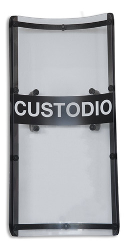 Escudo Antimotin Custodio 120x59cm Defensa Policarbonato