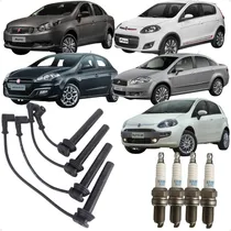 Comprar Jogo Cabo E Vela Fiat Motor E-torq 1.6 1.8 16v Após 2015 Ngk