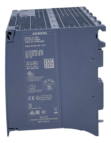6es7 517-3fp00-0ab0 Clp 1517f-3 Pn/dp Siemens S7-1500f