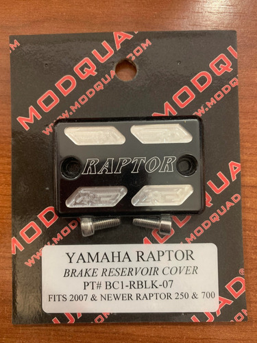 Imagen 1 de 4 de Tapa De Freno Yamaha Raptor 250 700 Negro Modquad Juri