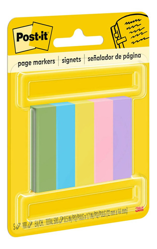 Marcadores De Página Post-it®, X Pulgada, Ideal Para Marcas