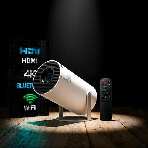 Mini Projetor Portátil Pholex 4k Android Full Hd Smart Wifi Cinema Home Hy300