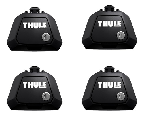 Novo Suporte De Barras Thule 7104 Para Carros Com Longarina