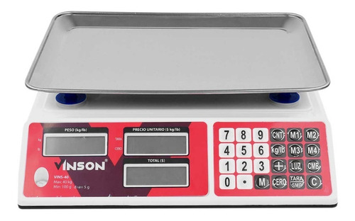 Báscula Electrónica Vinson Vins-40 De 40 Kg Envío Gratis