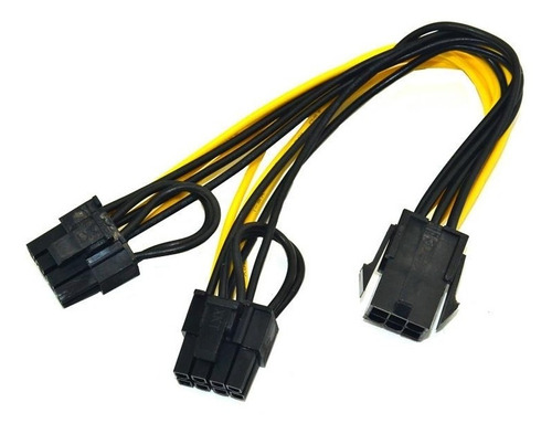 Pack De 100 Und Cable Pcie 6a6 +2 Dual / 20awg 18awg Tarjeta