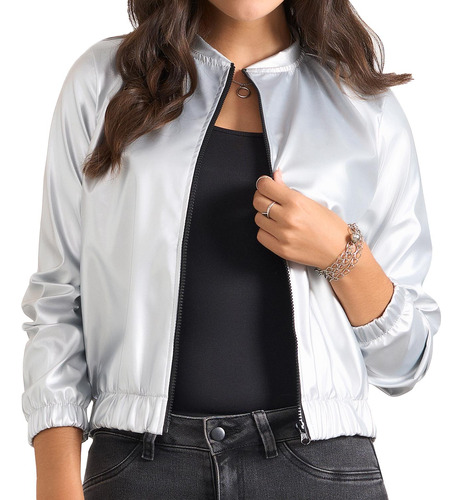 Chaqueta Star Plata Para Mujer Croydon