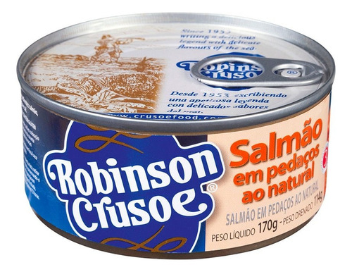 Salmão Robinson Crusoe em Pedaço 170g