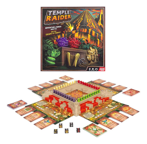 Juego De Mesa Temple Raider | Juegos Jakks Wild | Juego De M