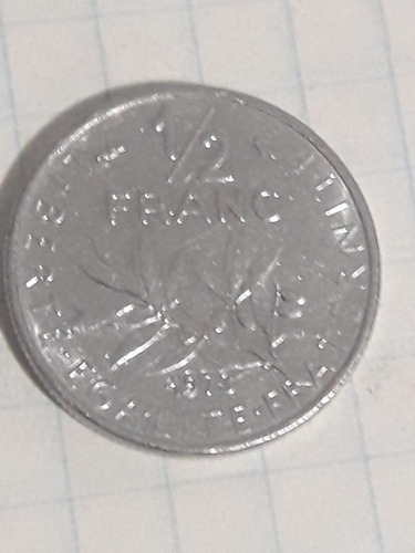 Moneda De Medio Franco De 1973