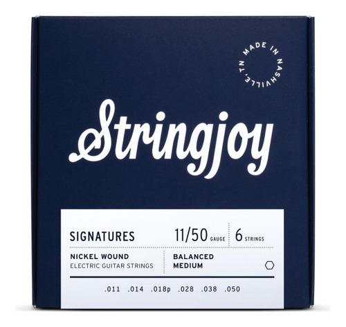 Cuerdas Guitarra Electrica Stringjoy Balanced Medium 11-50